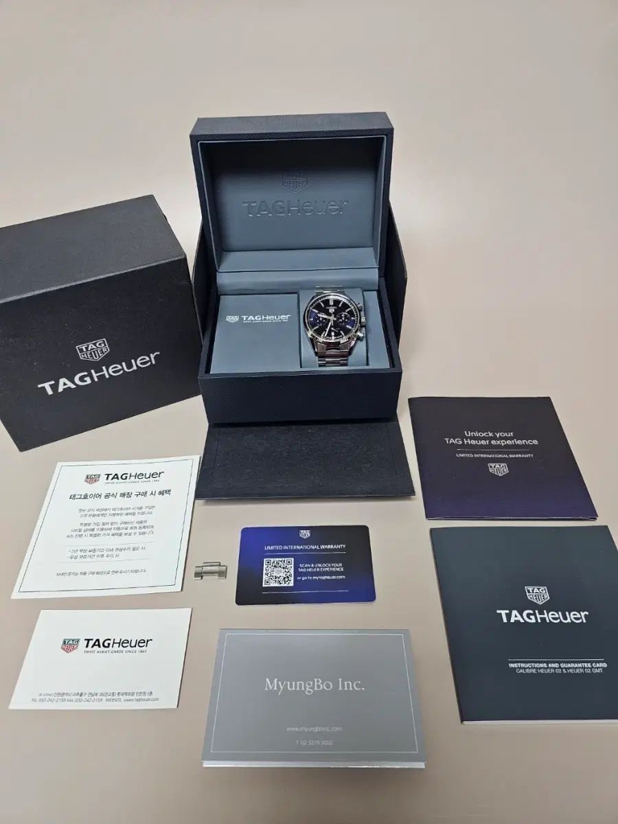 タグ・ホイヤー カレラ ホイヤー02 42mm デニム版 オート時計 267,408円