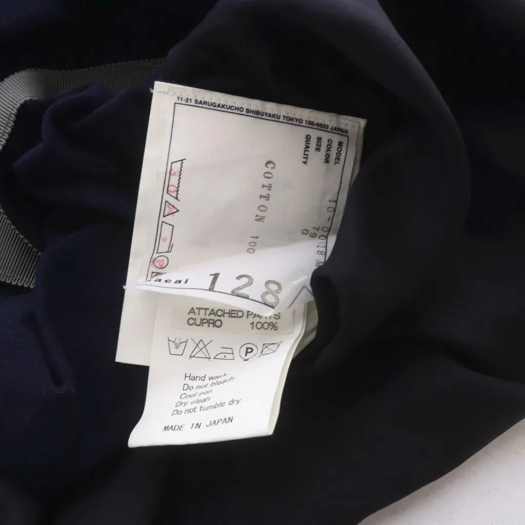 あおい様確認用 サカイ sacai 異素材切替ストール バイカラー ブラック ネイビー 10