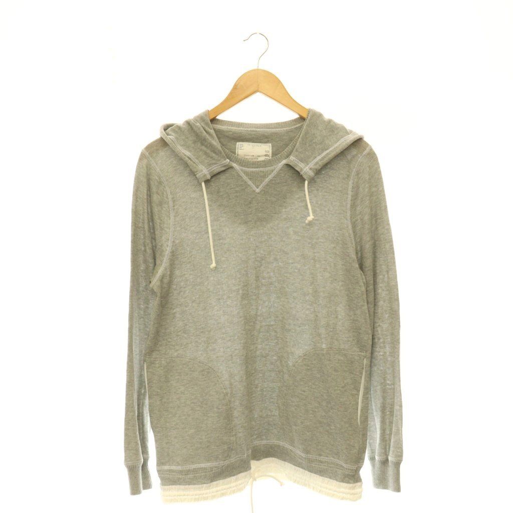 サカイ sacai 異素材ドッキングニットパーカー プルオーバー 13-00398M
