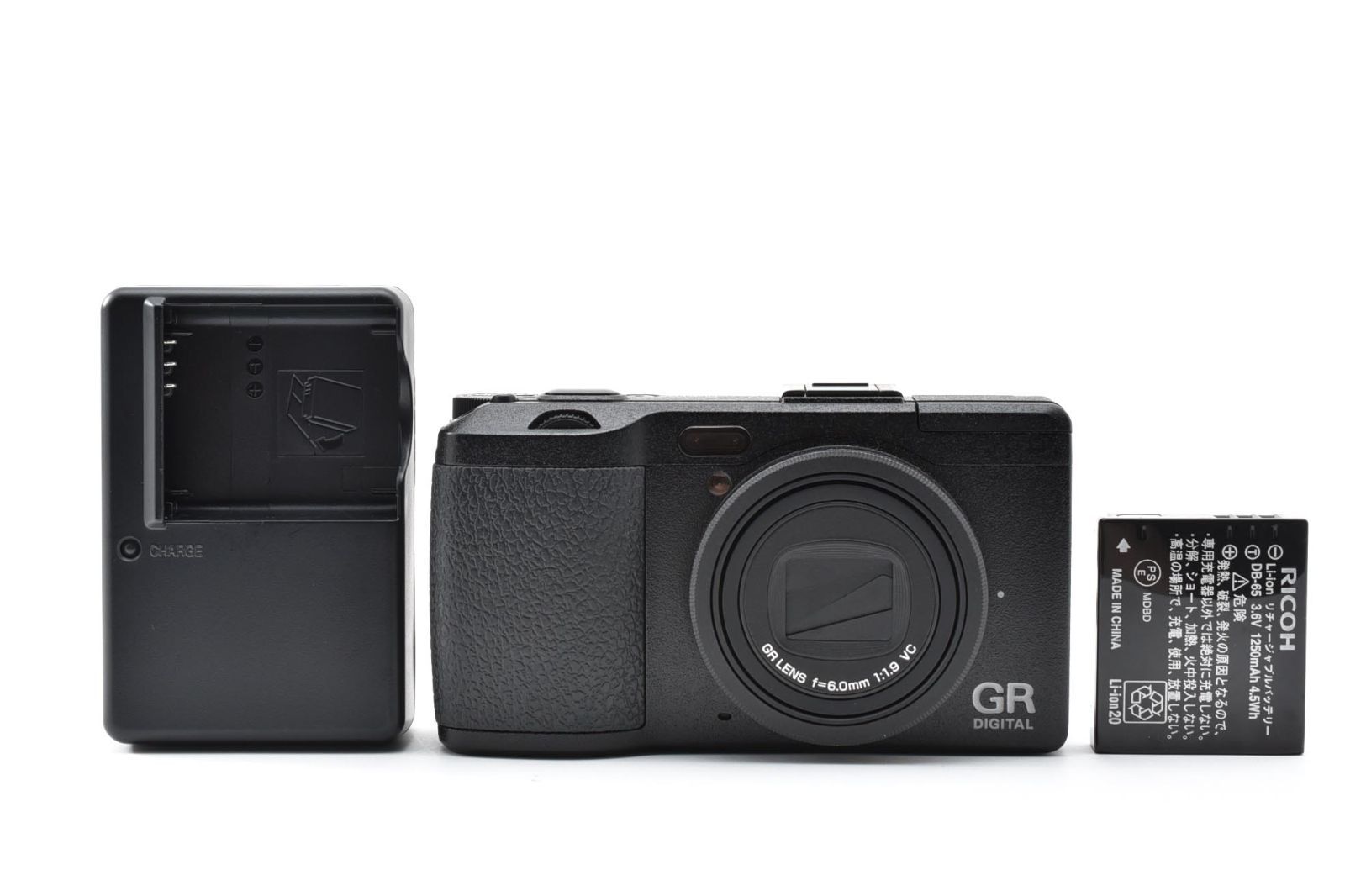 【中古品】RICOH GR DIGITAL IV （箱付き）ショット数5200回 リコー RICOH ショット数5回 GR DIGITAL IV デジタル 4 コンデジ