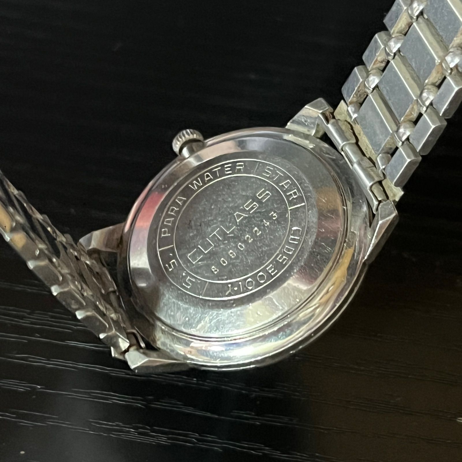 稼働品】 CITIZEN シチズン CUTLASS カトラス 手巻き 腕時計 シルバー