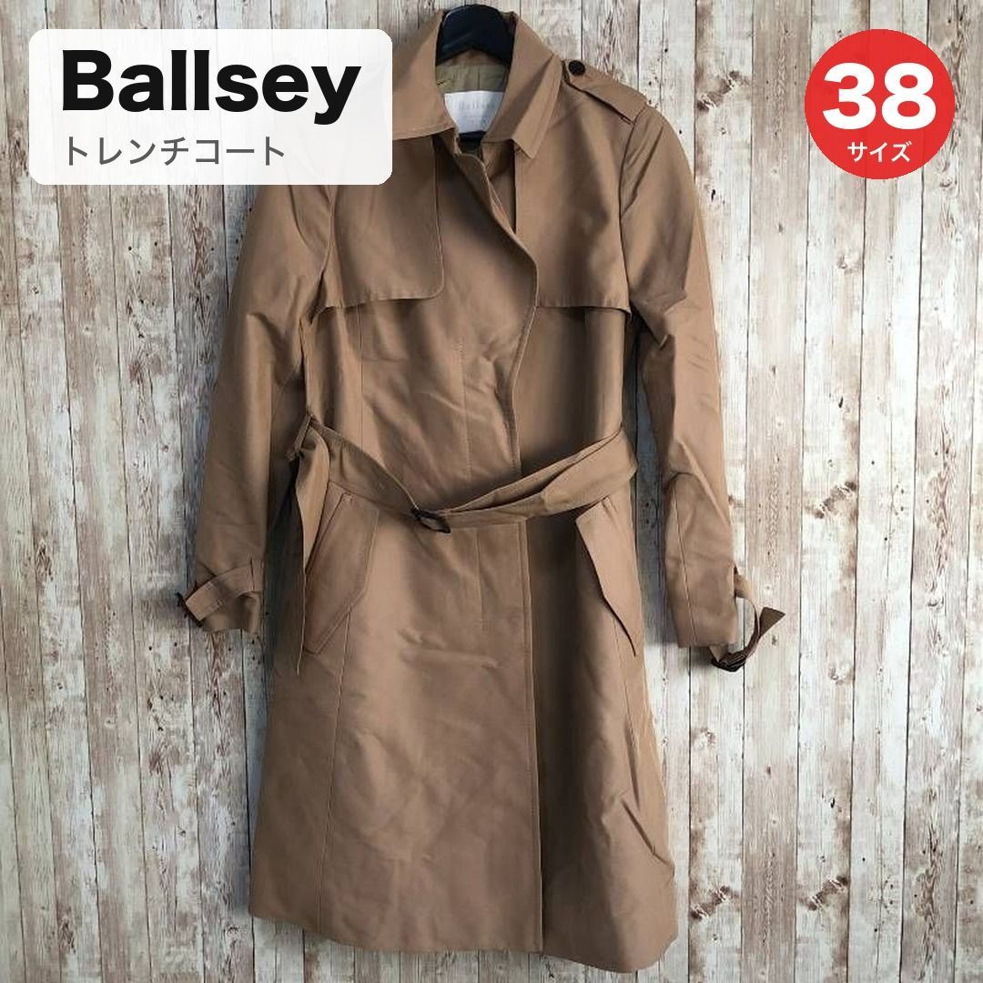 タ Ballsey ボールジィ トレンチコート キャメル 38 M
