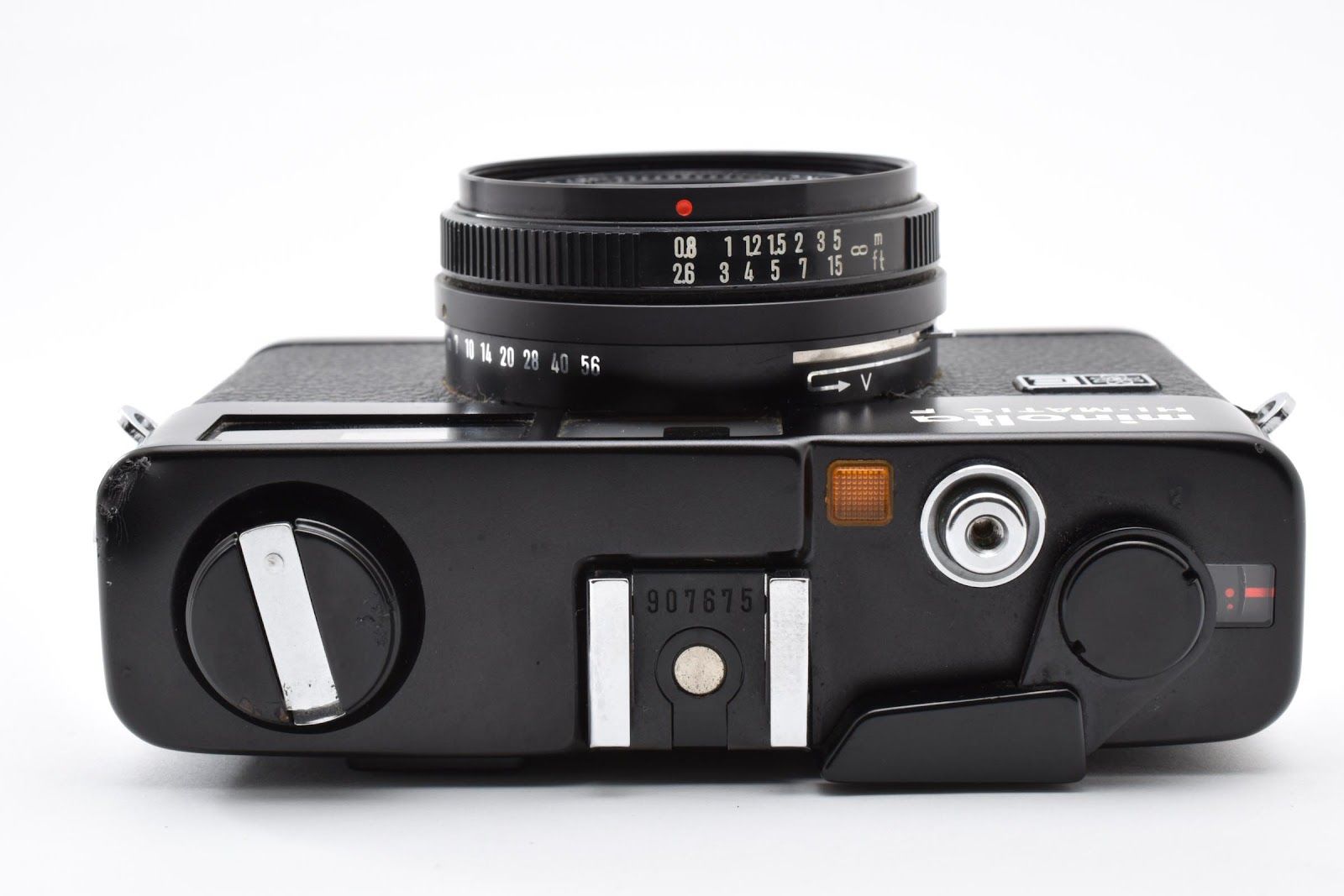 ☆良品☆ MINOLTA HI-MATIC F BLACK フィルムカメラ 黒 ☆ #9206