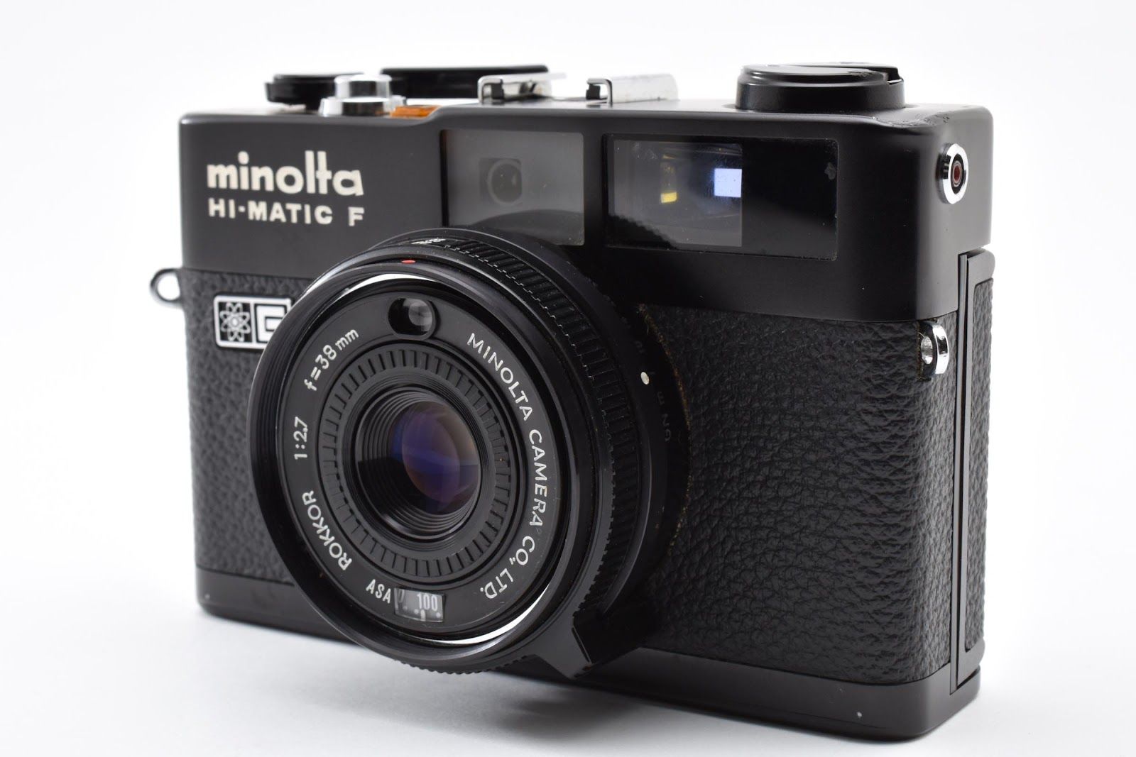 ☆良品☆ MINOLTA HI-MATIC F BLACK フィルムカメラ 黒 ☆ #9206