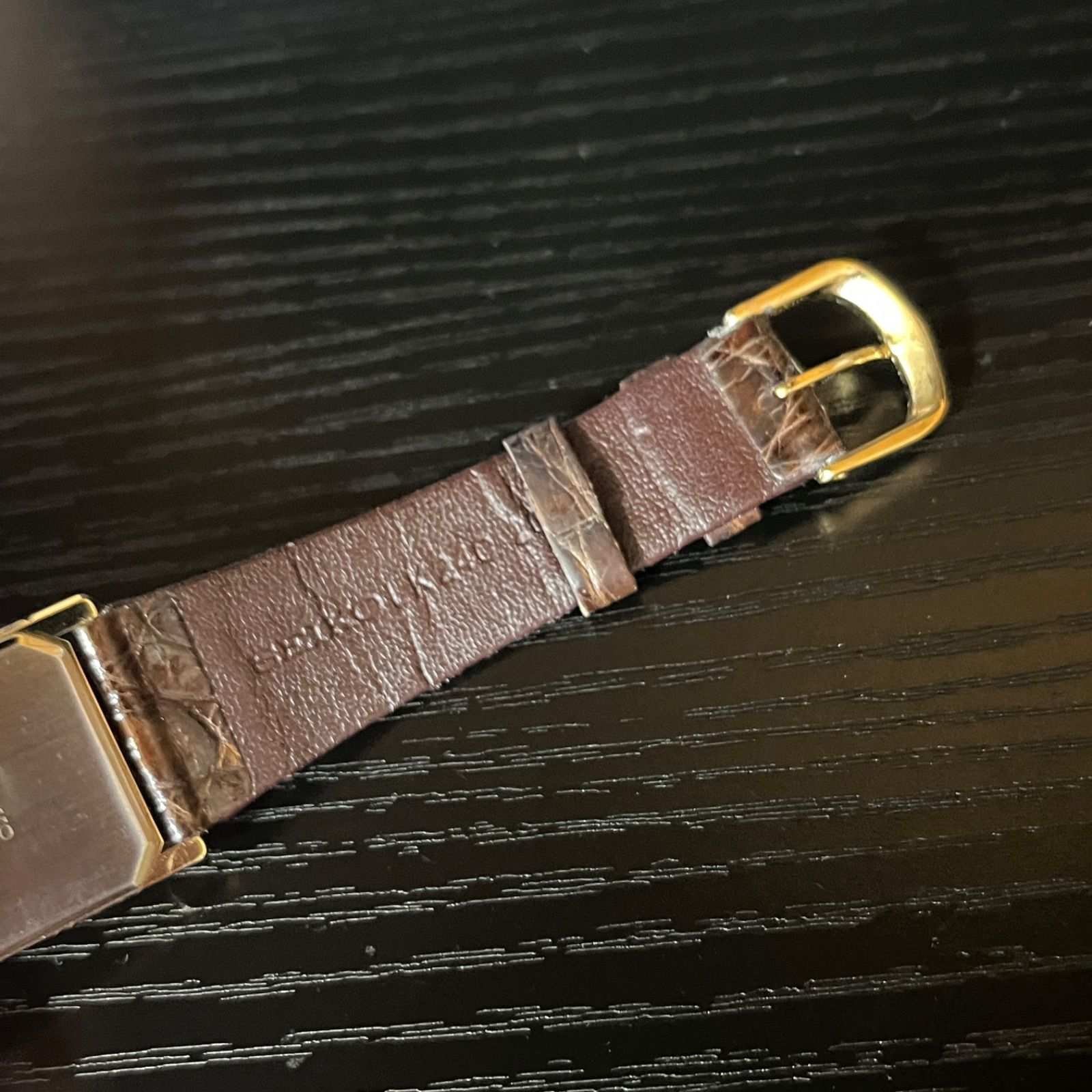稼働品】 SEIKO DOLCE セイコー ドルチェ 7741-5050 レクタンギュラー 
