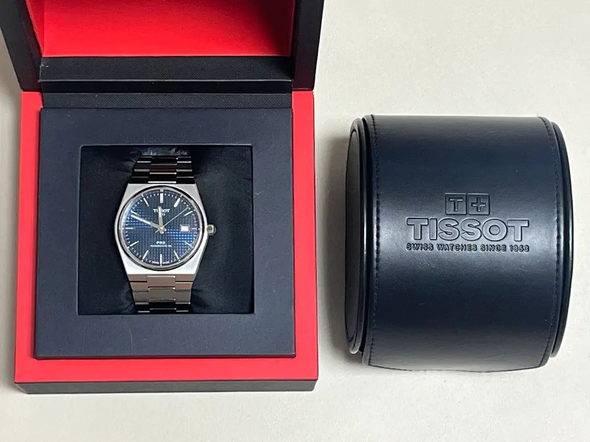 ティソ PRX 40mm デニム文字盤 フルセット