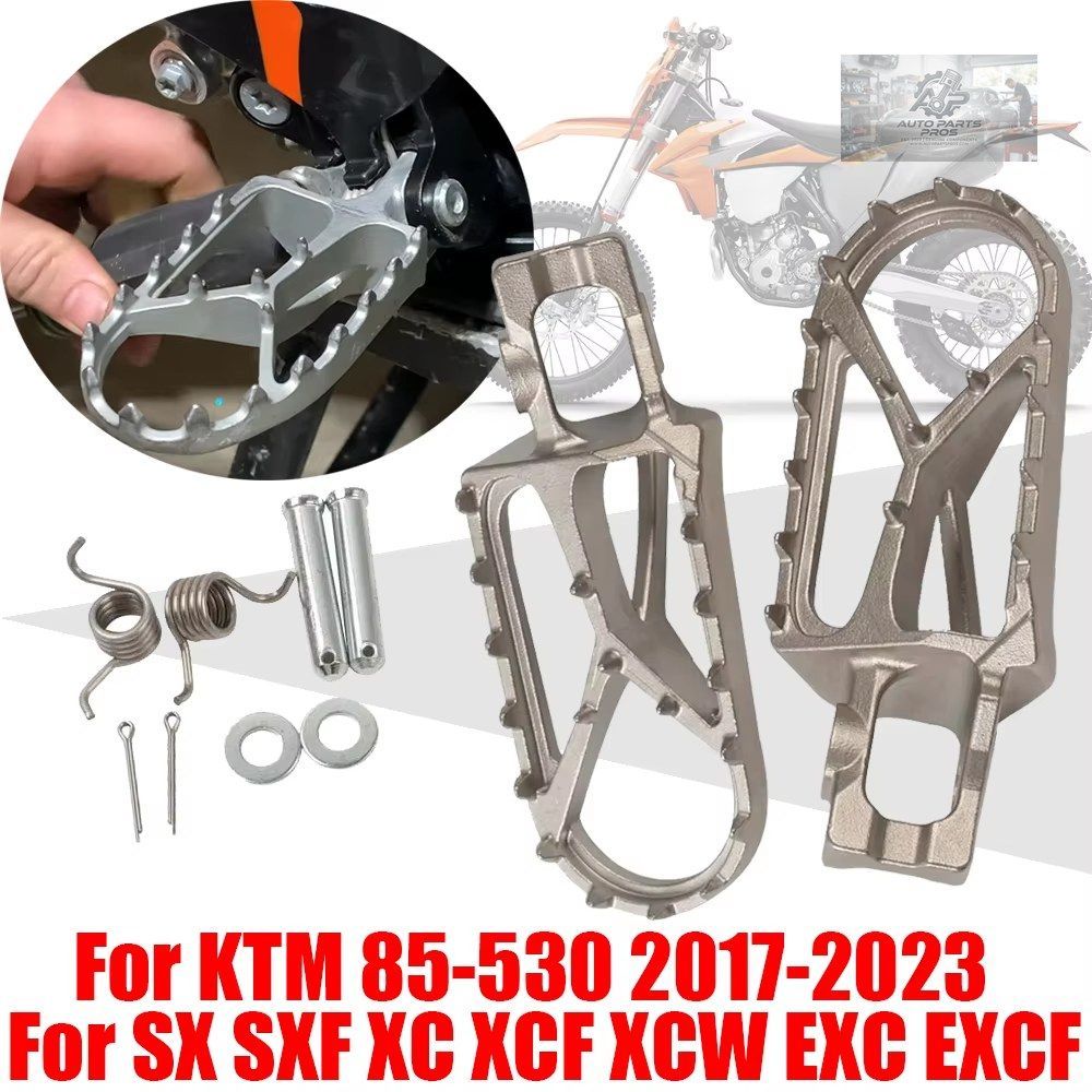 KTM 85 125 150 250 300 530 SX SXF XC XCF XCW EXC EXC-F アクセサリー フットペグ ペダル レスト フットレスト フットペグ パーツ