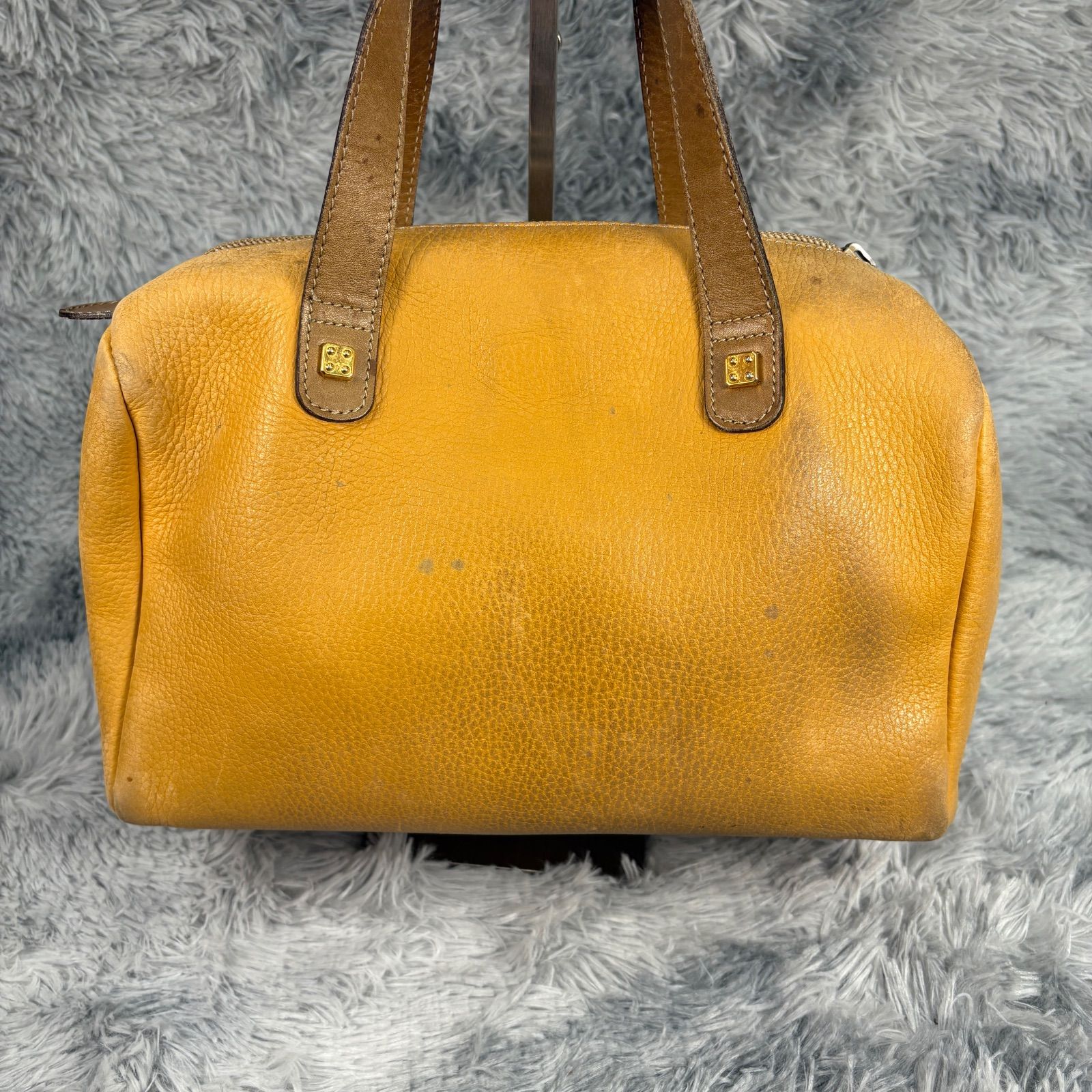 LOEWE ロエベ アナグラム ロゴ型押し ハンドバッグ ミニボストン