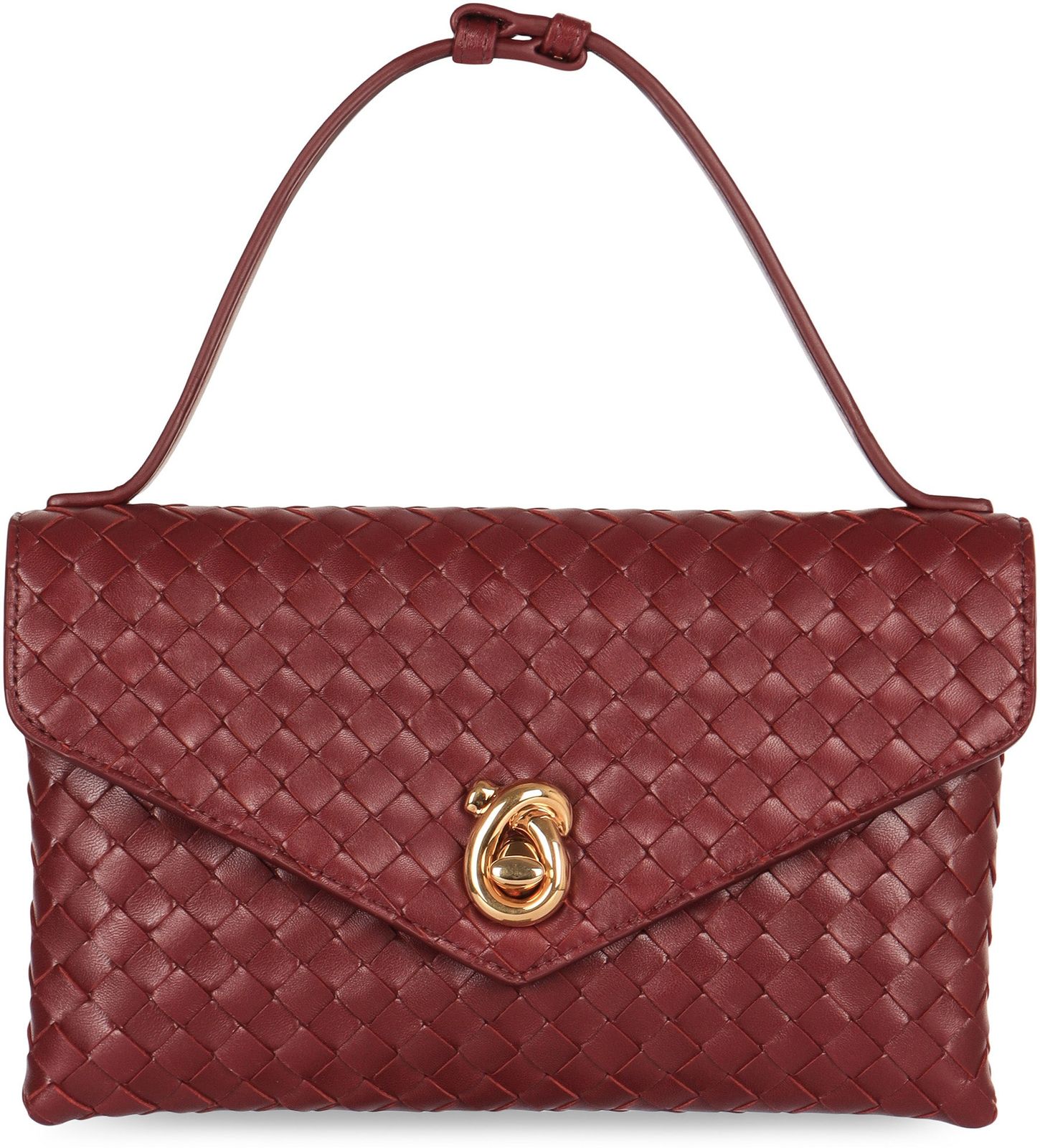 【新品・最安値】Bottega Veneta ボッテガヴェネタ Knot Lock Leather crossbody bag 正規品 バッグ