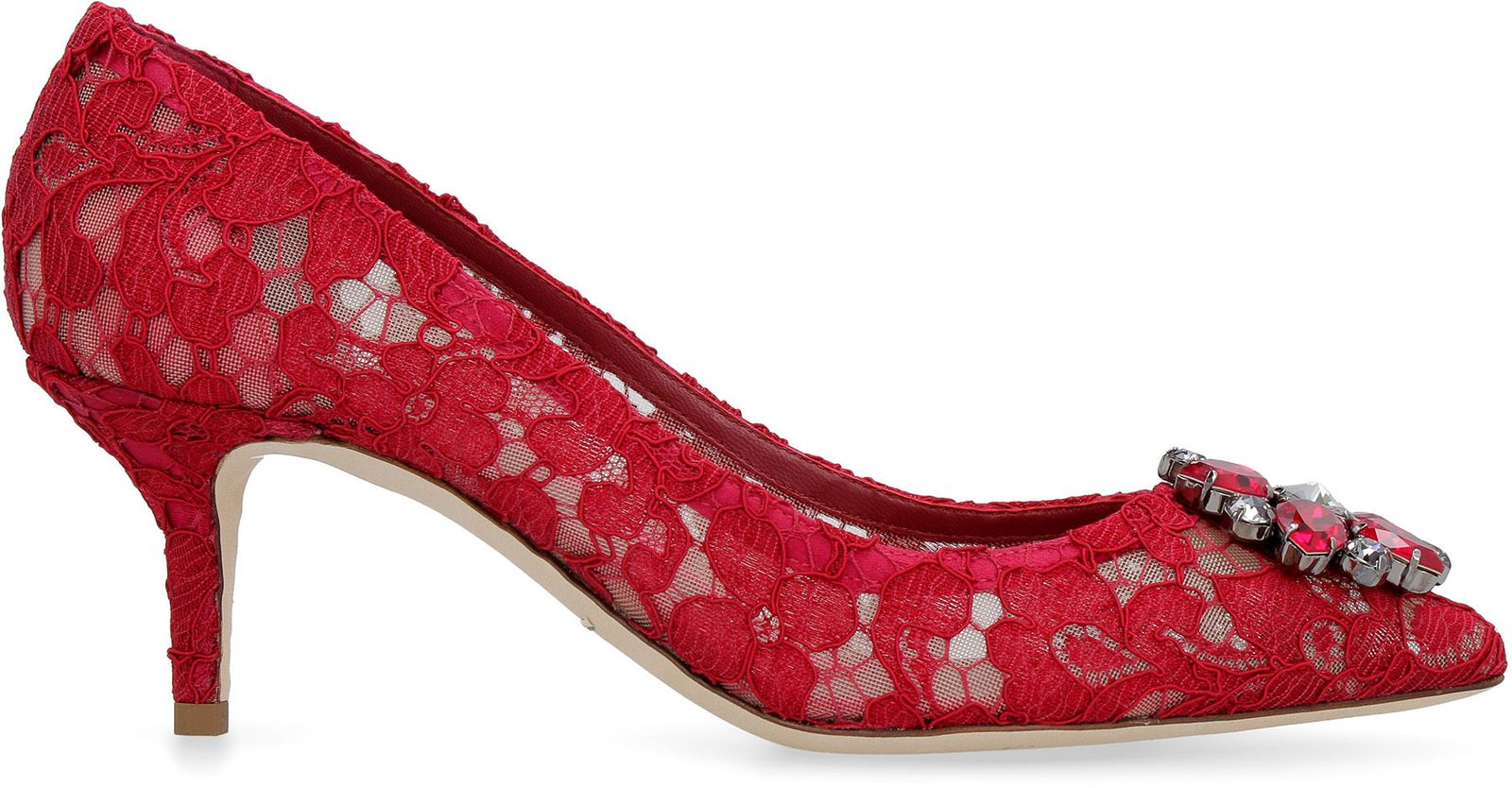 【新品・最安値】Dolce & Gabbana Bellucci lace pump 正規品 シューズ 55,165円