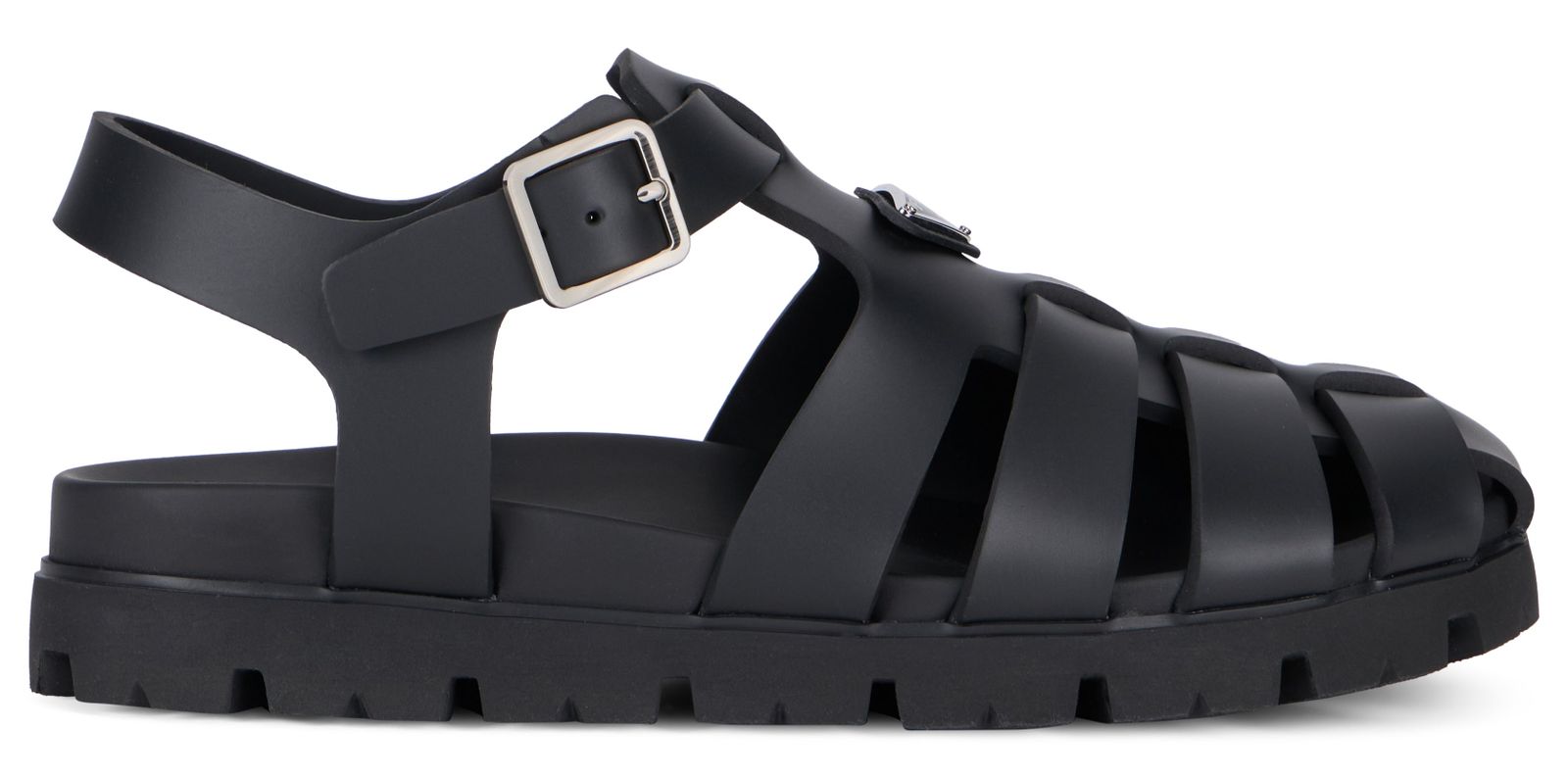 【新品・最安値】Prada プラダ Strappy sandals in leather 正規品 サンダル