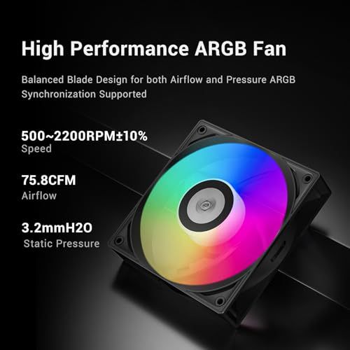 PCCOOLER CPS DA360 PRO ARGB 360mm水冷CPUクーラー｜デュアルARGB