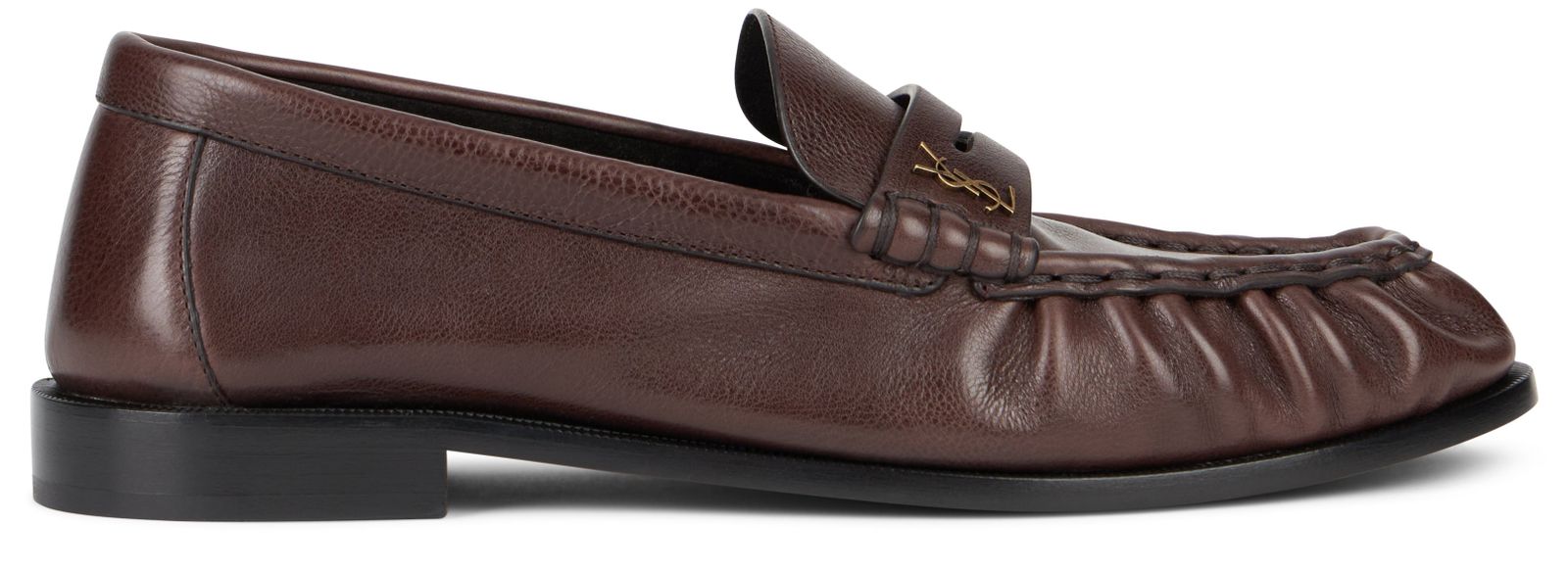 【新品・最安値】Saint Laurent サンローラン Soft leather loafers 正規品 シューズ
