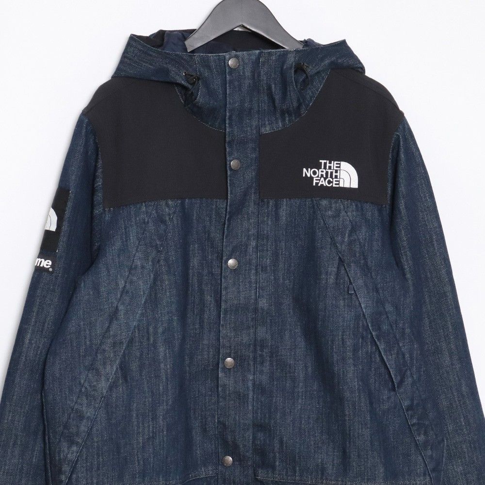 supreme シュプリーム　ノースフェイス　Denim Shot Jacket Supreme x The North Face Denim Dot Shot Jacket Indigo SS15