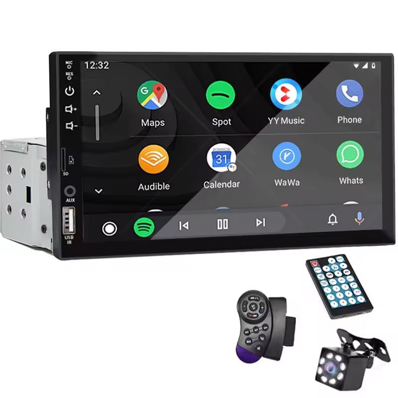 ☆新品☆zmart 7インチ カーラジオ 1Din Android Auto マルチメディア プレーヤー HD タッチスクリーン FM AUX 入力 MirrorLink ユニバーサル オートラジオ カーオーディオ USB接続 MP5プレーヤ 4138fa23