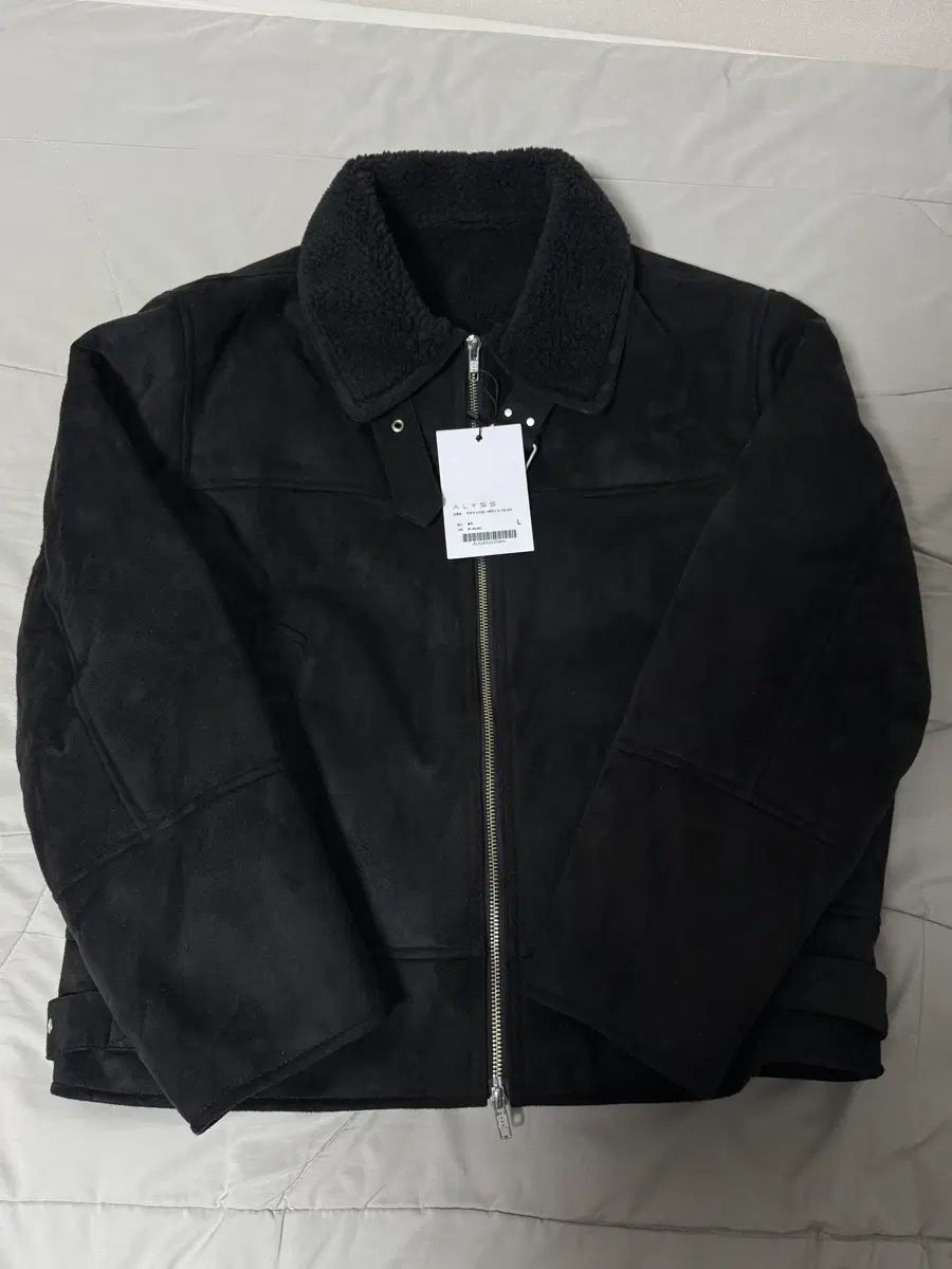 アリス コンター Shearling ムートン ジャケット ブラック Lサイズ