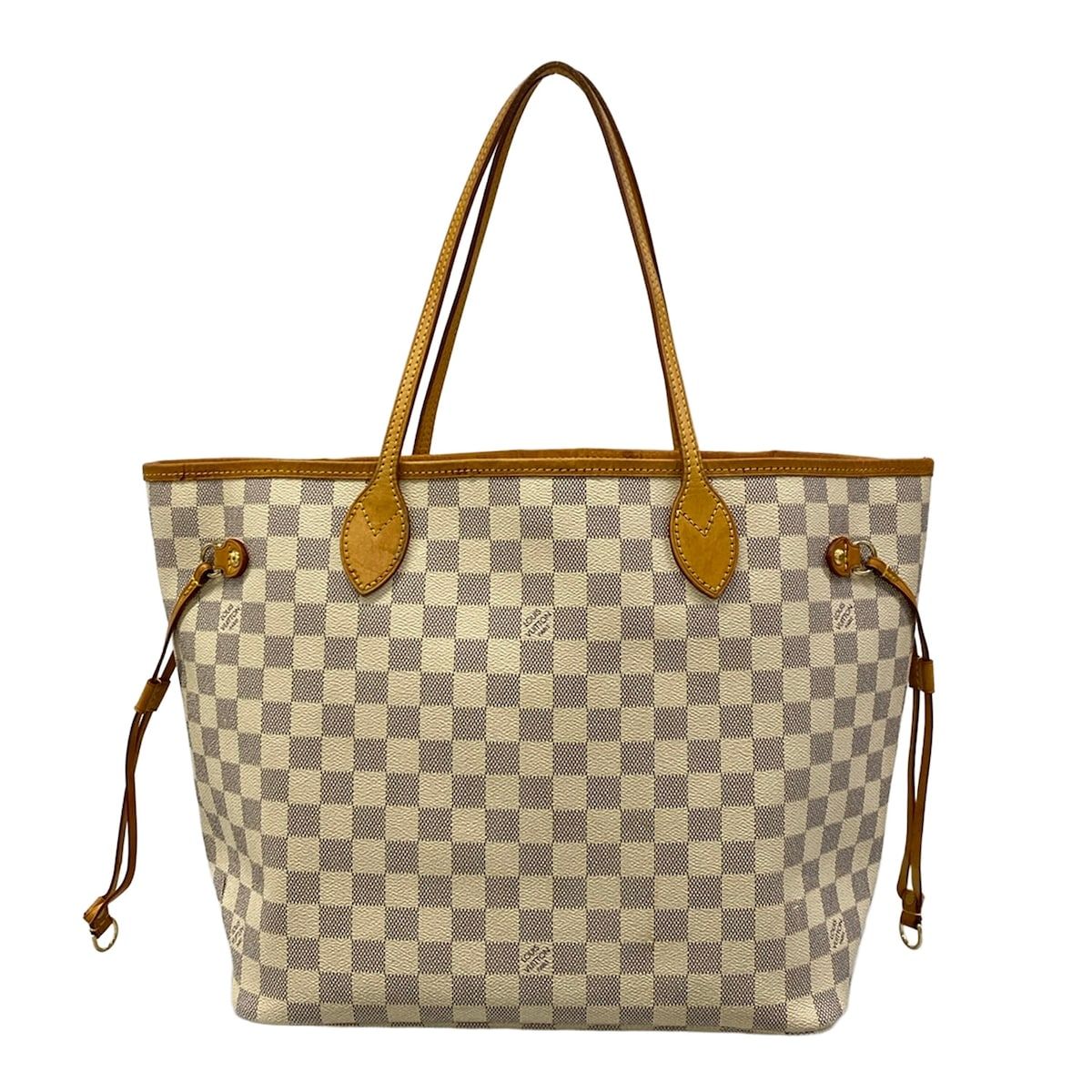LOUIS VUITTON(ルイヴィトン) トートバッグ ダミエ ネヴァーフルMM N41605 アズール×ローズ・バレリーヌ