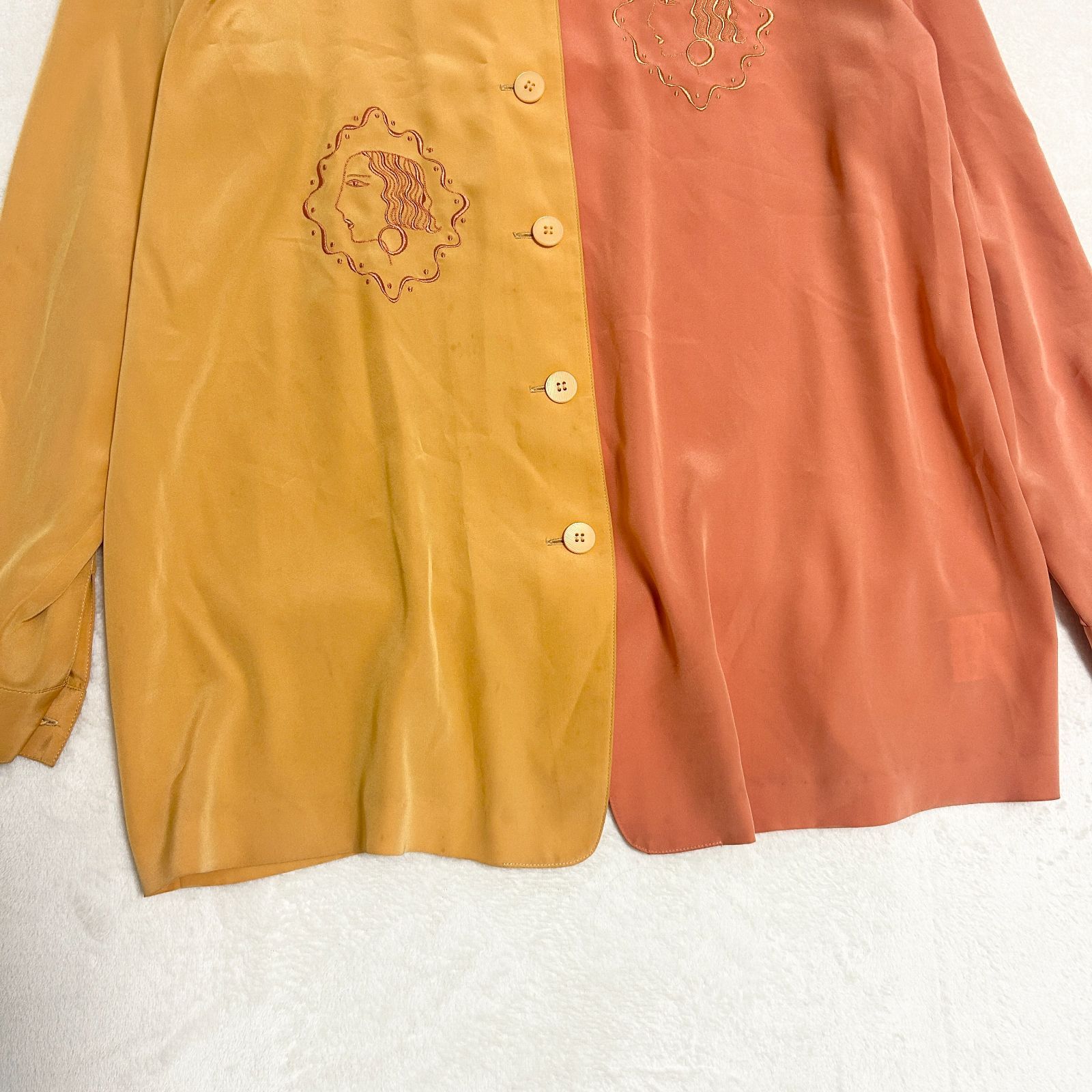 極美品】ユキコハナイ Yukiko Hanai 花井幸子 ブラウス シャツ ノー