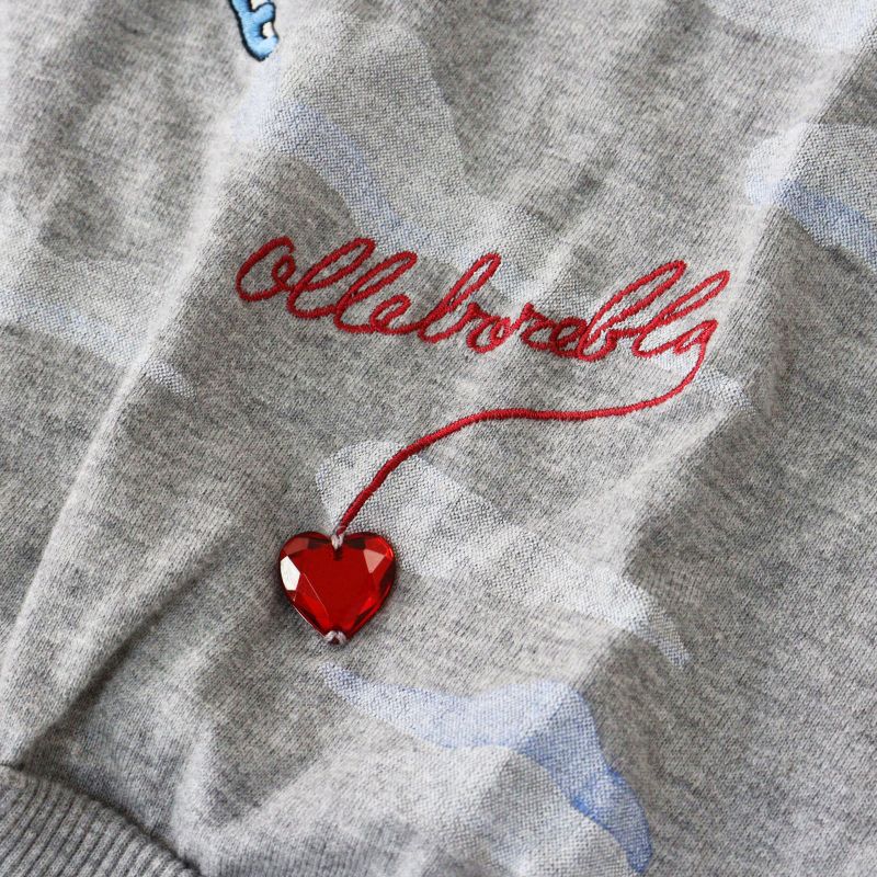 アルベロベロ オレボレブラ ALBEROBELLO OLLEBOREBLA ぶたさん刺繍 裾
