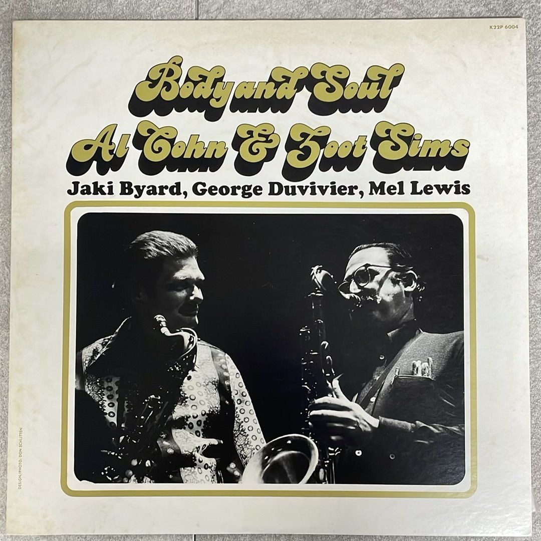 LP/AL COHN & ZOOT SIMS/BODY AND SOUL/K22P-6004/レコード/record