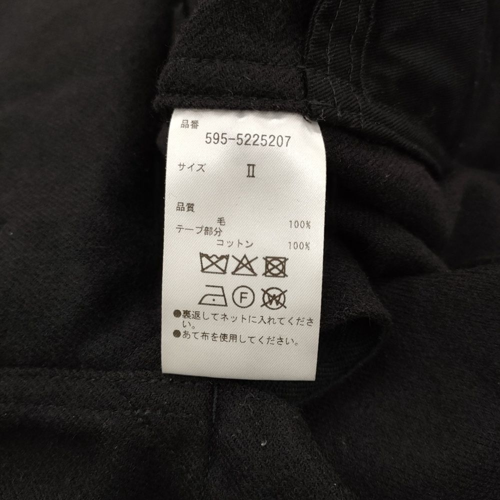 MHL. FELTED WOOL SHIRTING サイズ2 定価49940円 ウールメルトン