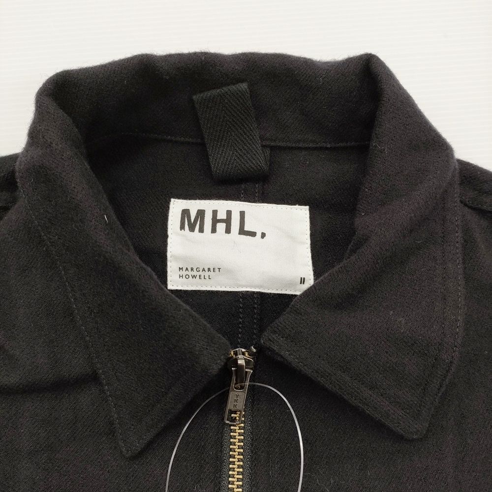 MHL. FELTED WOOL SHIRTING サイズ2 定価49940円 ウールメルトン