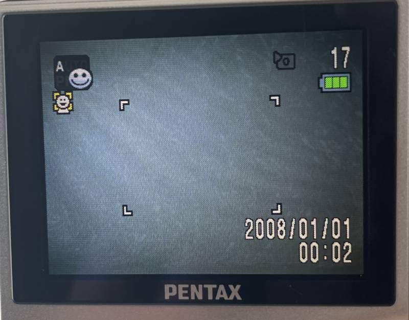 実用光学美品 Pentax ペンタックス Optio W60 オーシャンブルー