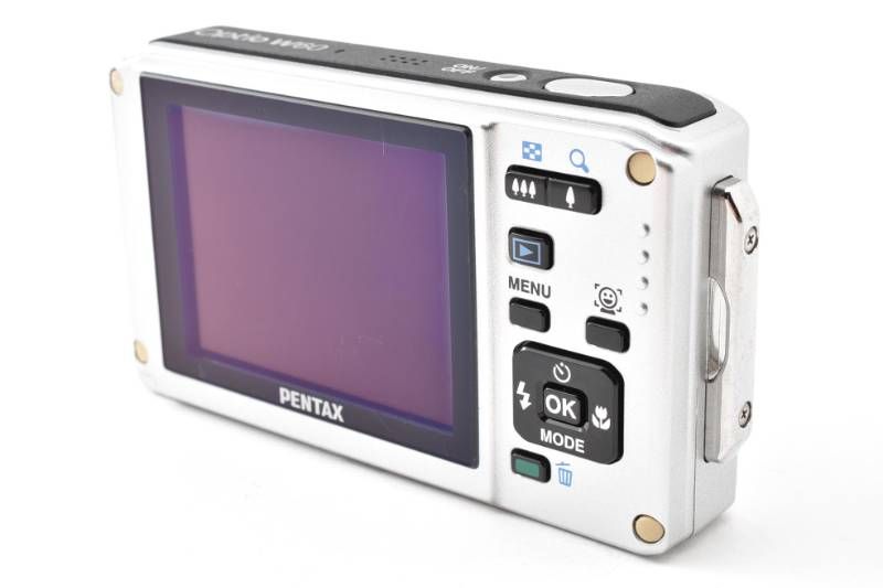 実用光学美品 Pentax ペンタックス Optio W60 オーシャンブルー