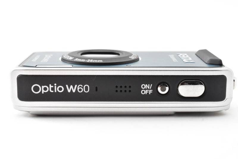 実用光学美品 Pentax ペンタックス Optio W60 オーシャンブルー
