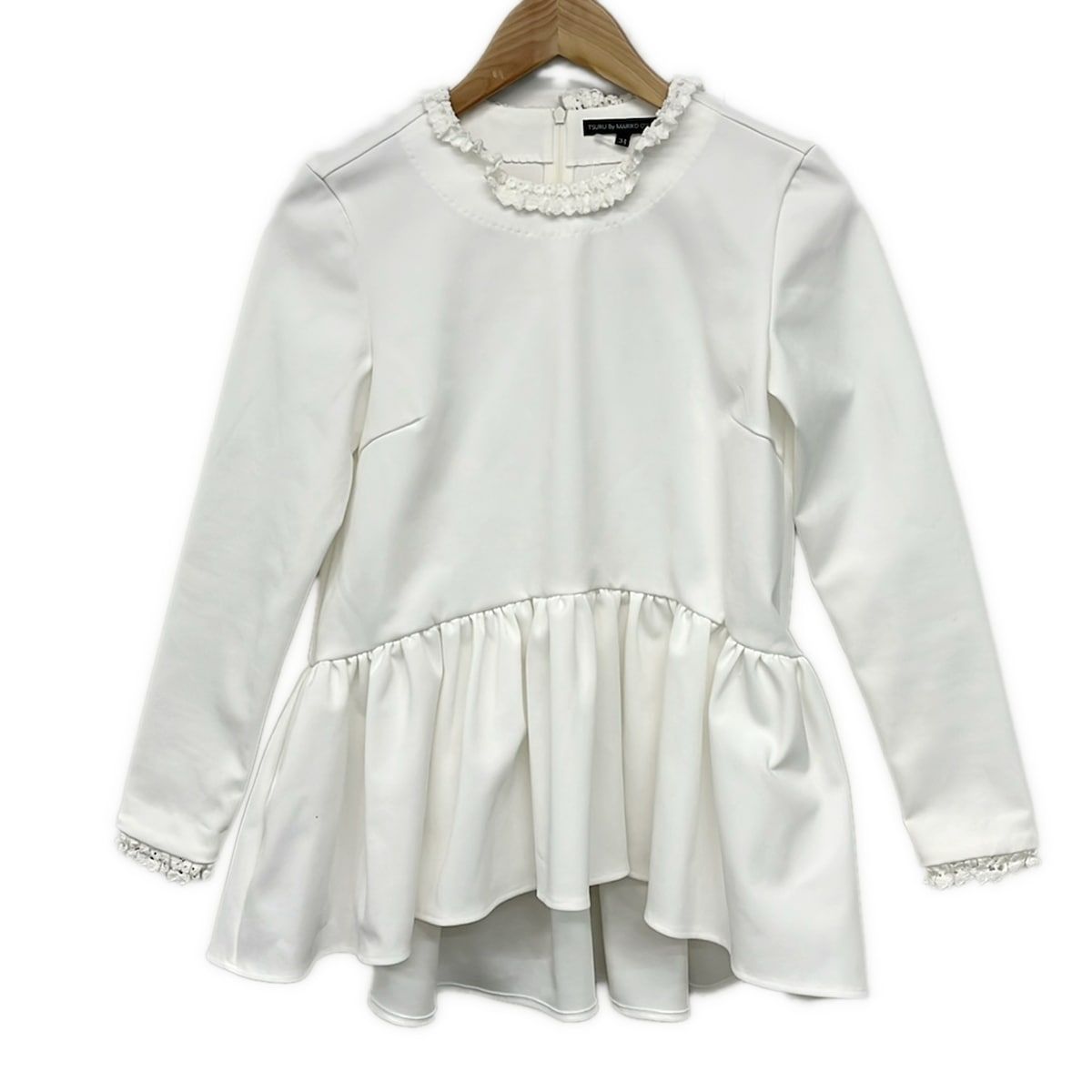 TSURU BY MARIKO OIKAWA(ツルバイマリコオイカワ) チュニック サイズ34 S レディース 白 レース 9,656円