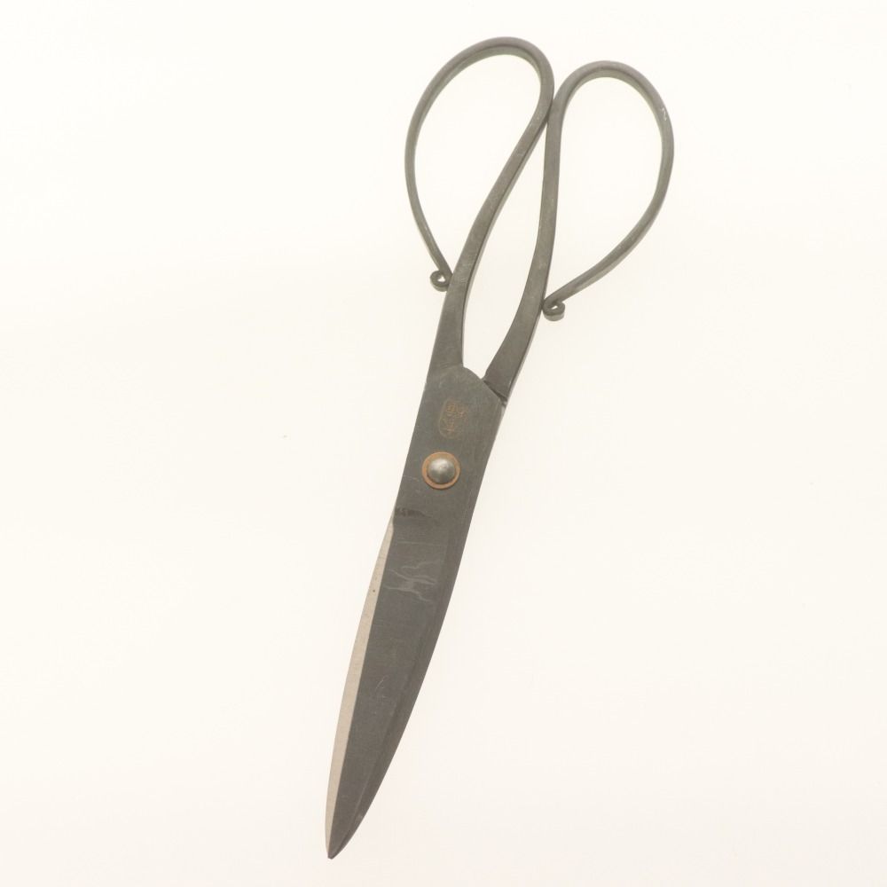 □ 池浪刃物製作所 本種子鋏 ハサミ 洋バサミ 本種 全長約18.5cm 木箱