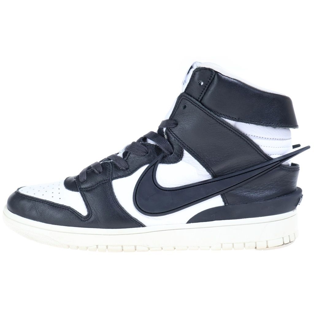 NIKE (ナイキ) ×AMBUSH DUNK HIGH BLACK CU7544-001 アンブッシュ ダンク ブラック ハイカットスニーカー ブラック/ホワイト US11.5/29.5cm