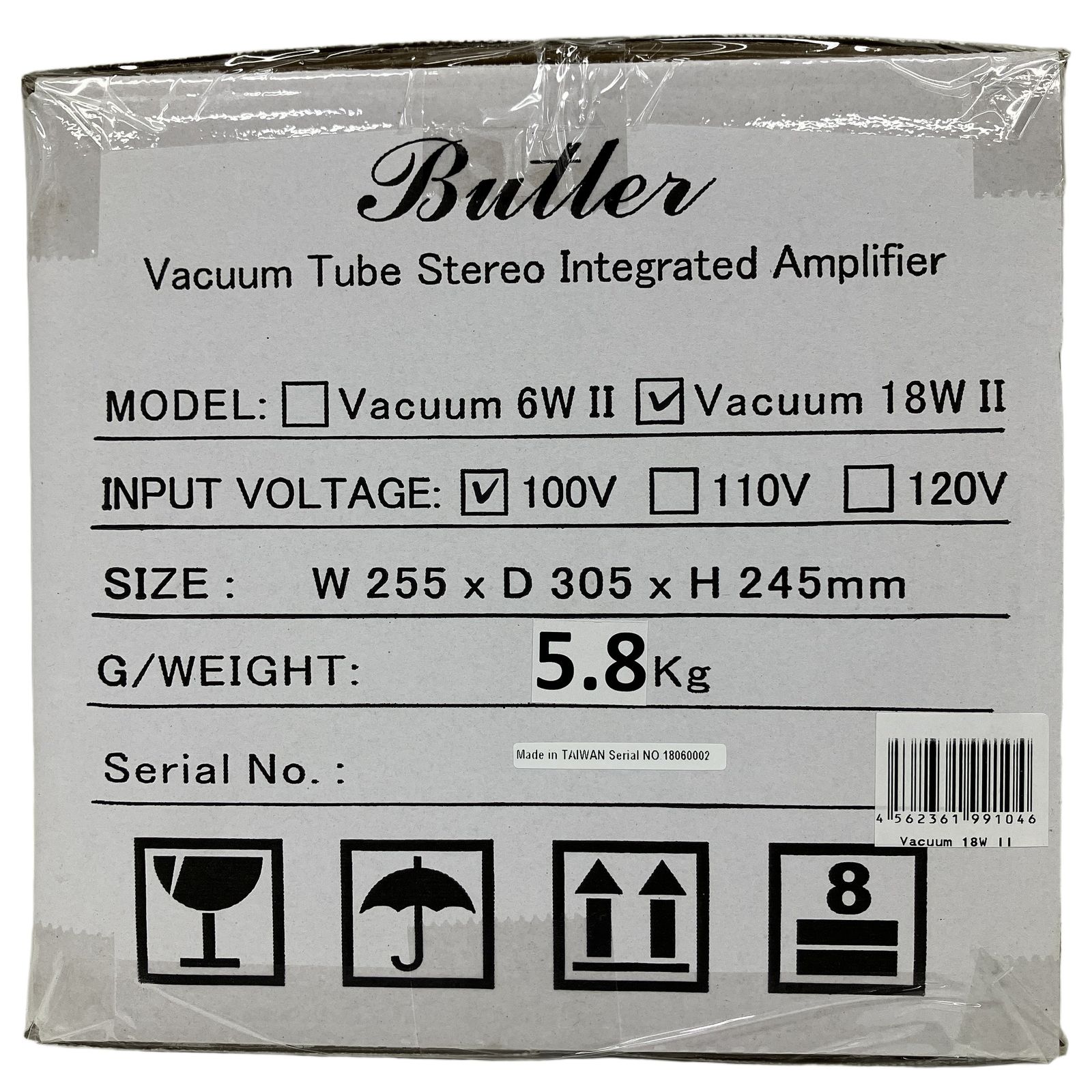 Butler バトラー VACUUM18 WII 真空管 プリメインアンプ 音響機材