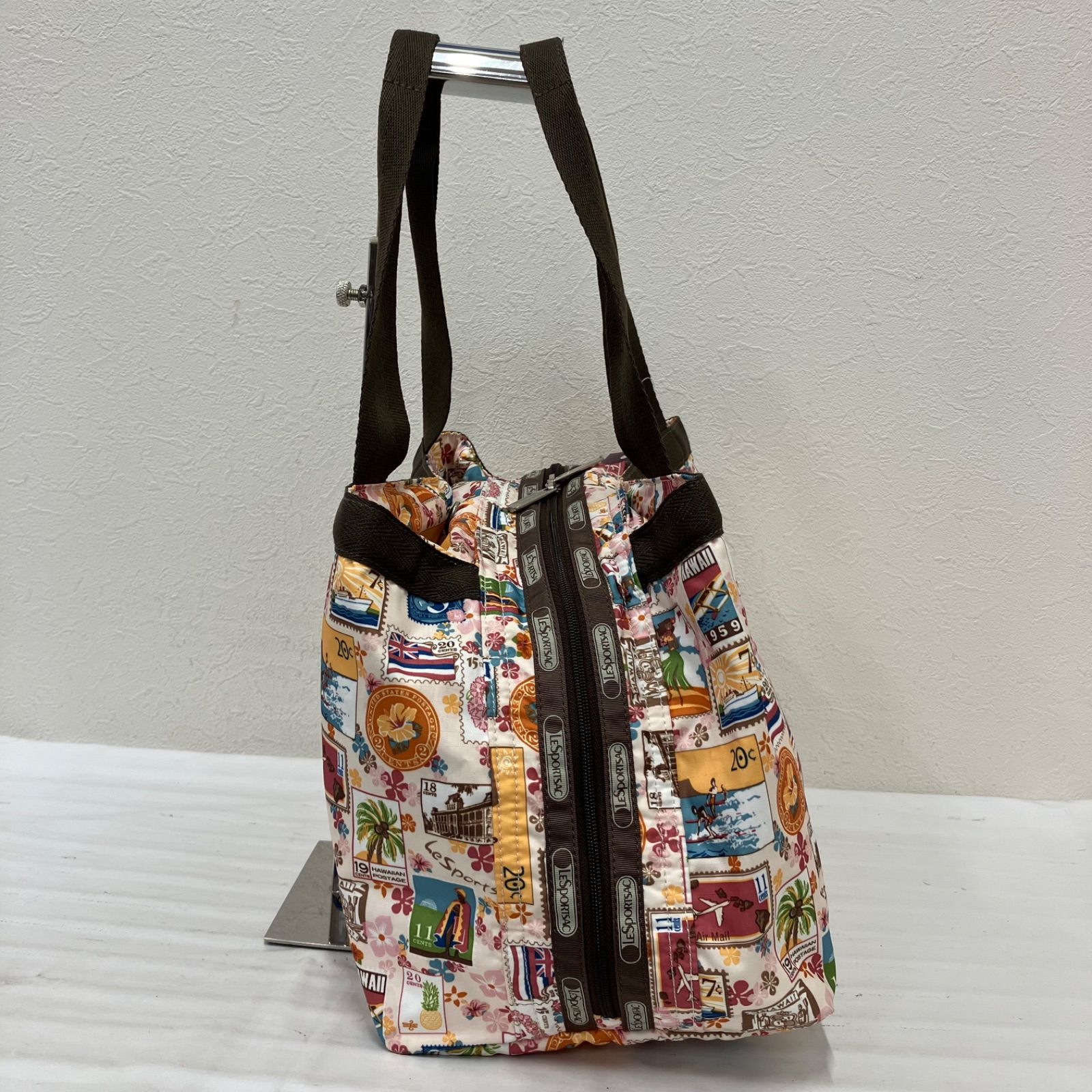 9707 LeSportsac レスポートサック トートバッグ モリー 切手 ハワイ