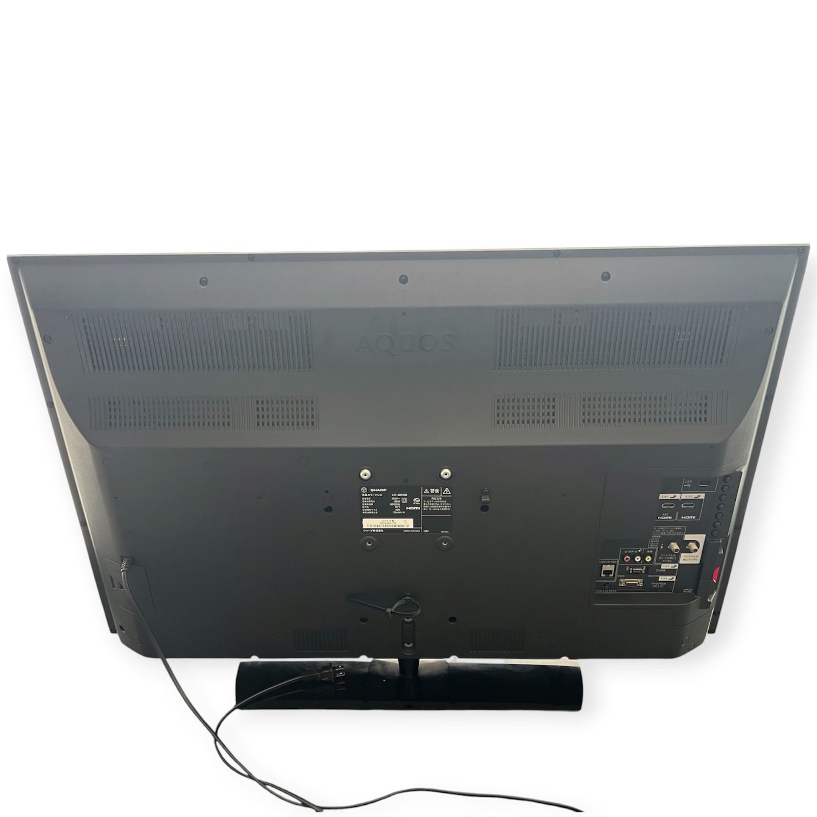SHARP AQUOS LC-40H30 40V型 液晶テレビ 2016年製 リモコン付 動作確認