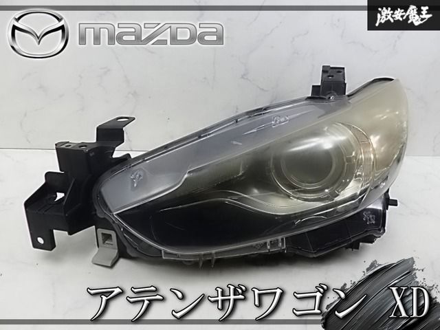 点灯OK☆破損無し☆ マツダ 純正 GJ2FW アテンザワゴン XD HID ヘッドライト ヘッドランプ 左 助手席側 KOITO 100-41941 打刻:フ GJ2FP