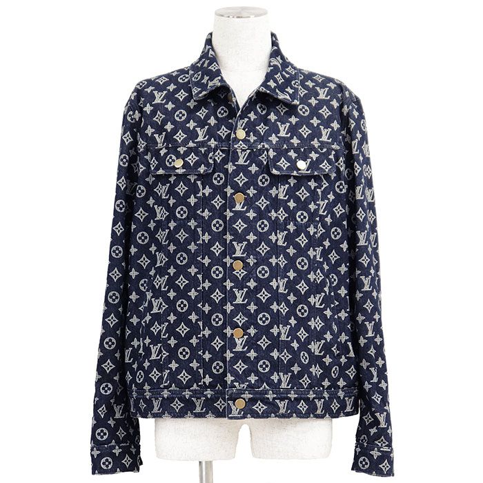 LOUIS VUITTON ルイ・ヴィトン デニムジャケット LVモノグラム サイズ