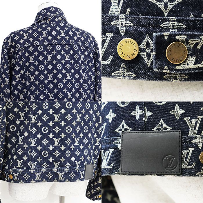 LOUIS VUITTON ルイ・ヴィトン デニムジャケット LVモノグラム サイズ