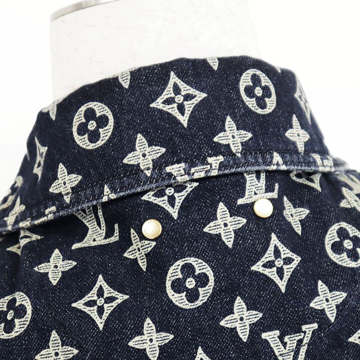 LOUIS VUITTON ルイ・ヴィトン デニムジャケット LVモノグラム サイズ