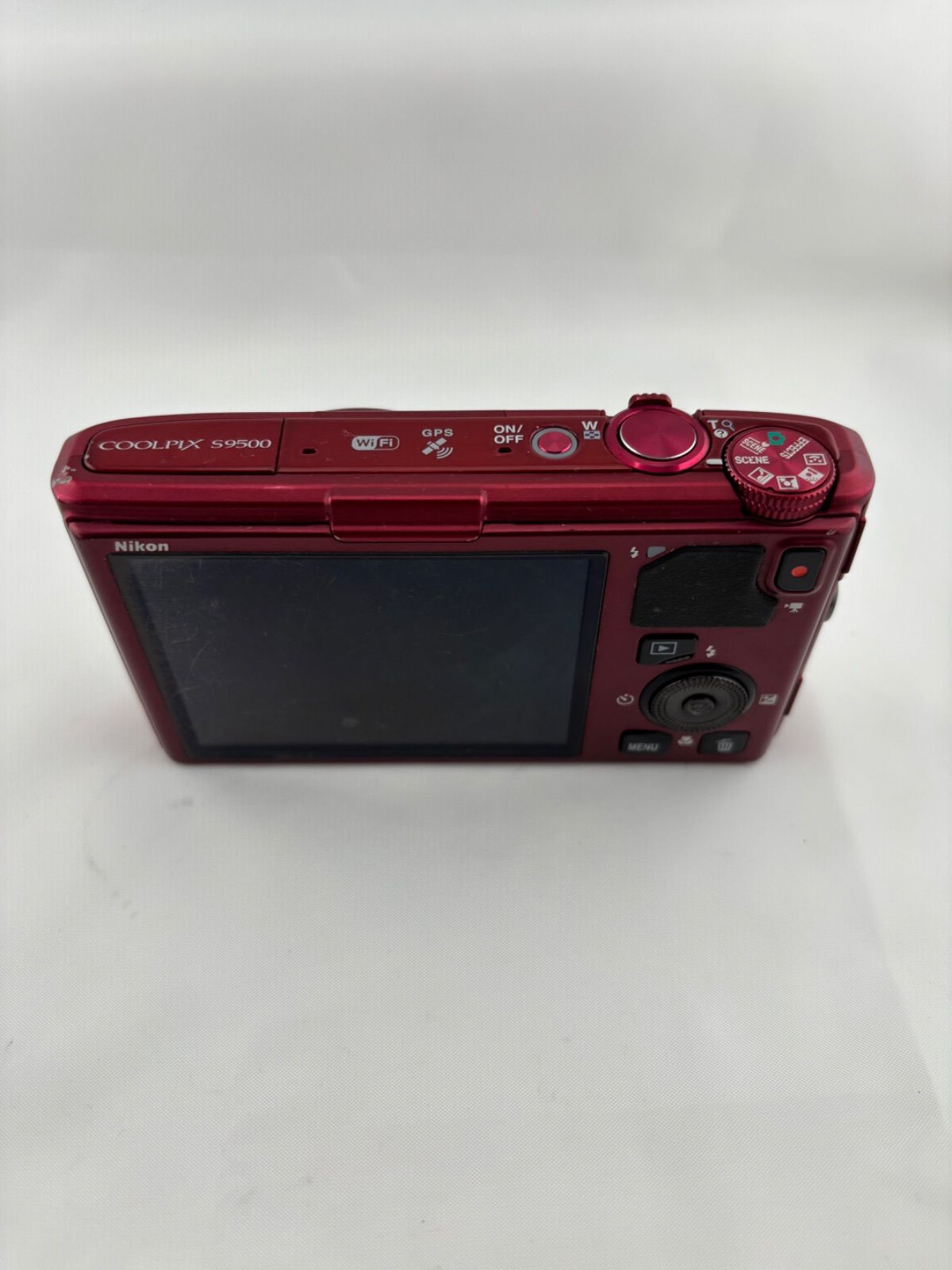 2634【ジャンク】 Nikon COOLPIX S9500 レッド ニコン クールピクス
