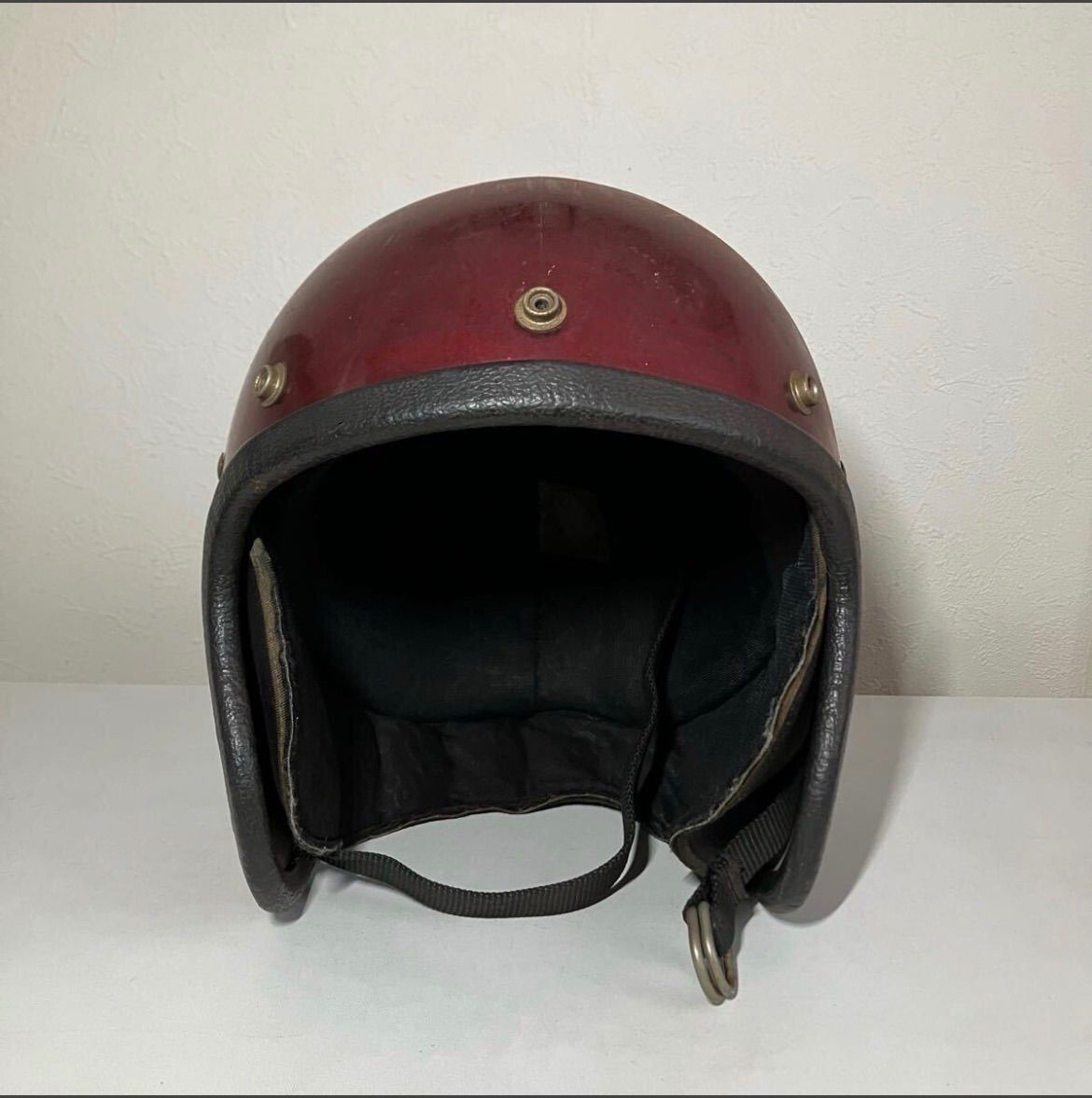 BUCO☆ENDURO 1970年代製 ブコ ビンテージ L-XLサイズ 赤 ヘルメット
