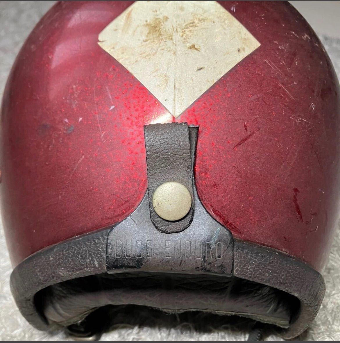 BUCO☆ENDURO 1970年代製 ブコ ビンテージ L-XLサイズ 赤 ヘルメット