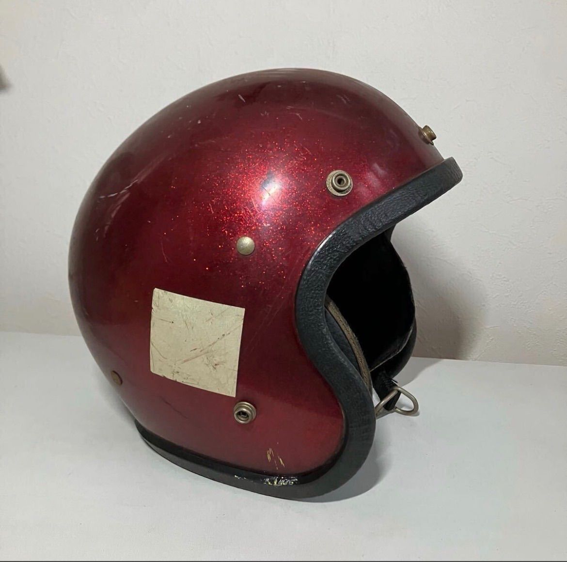 BUCO☆ENDURO 1970年代製 ブコ ビンテージ L-XLサイズ 赤 ヘルメット