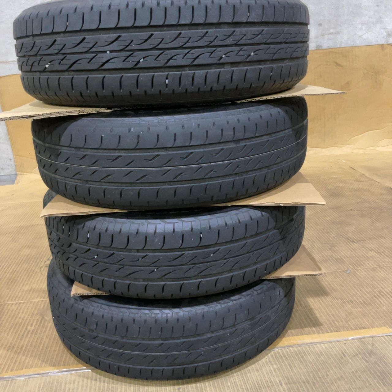 4穴 PCD100 14インチ 4.5J +40 ホンダ純正ホイール 155/65R14