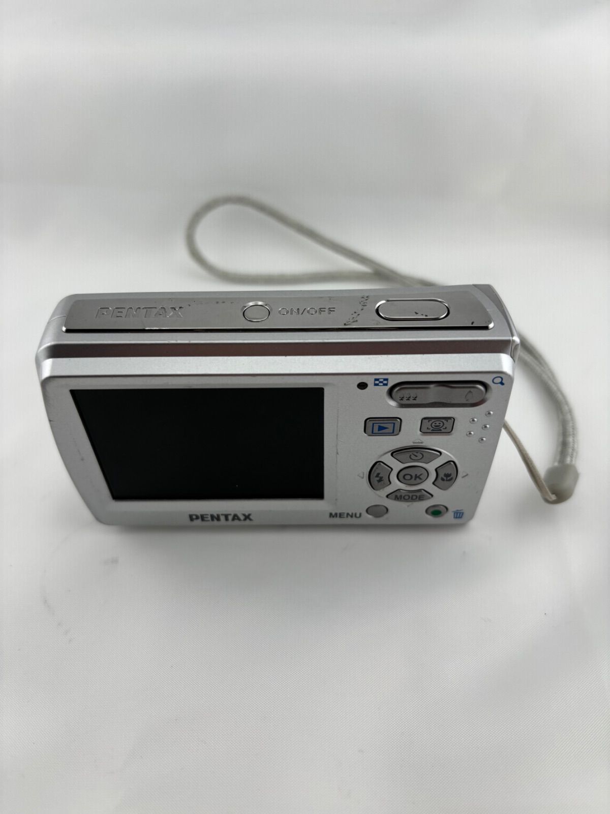 2639【動作確認済み】 PENTAX Optio E60 シルバー ペンタックス