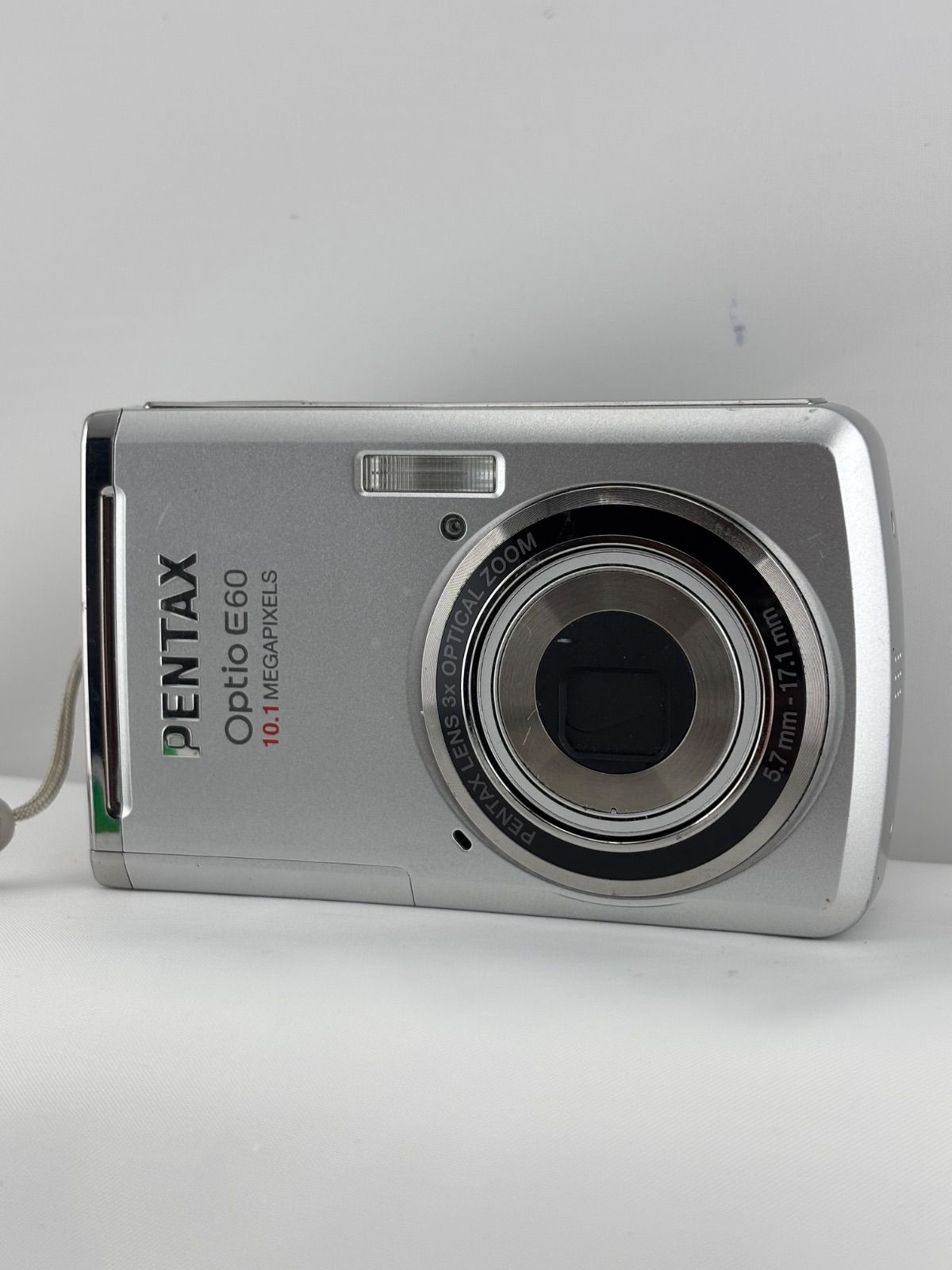 2639【動作確認済み】 PENTAX Optio E60 シルバー ペンタックス