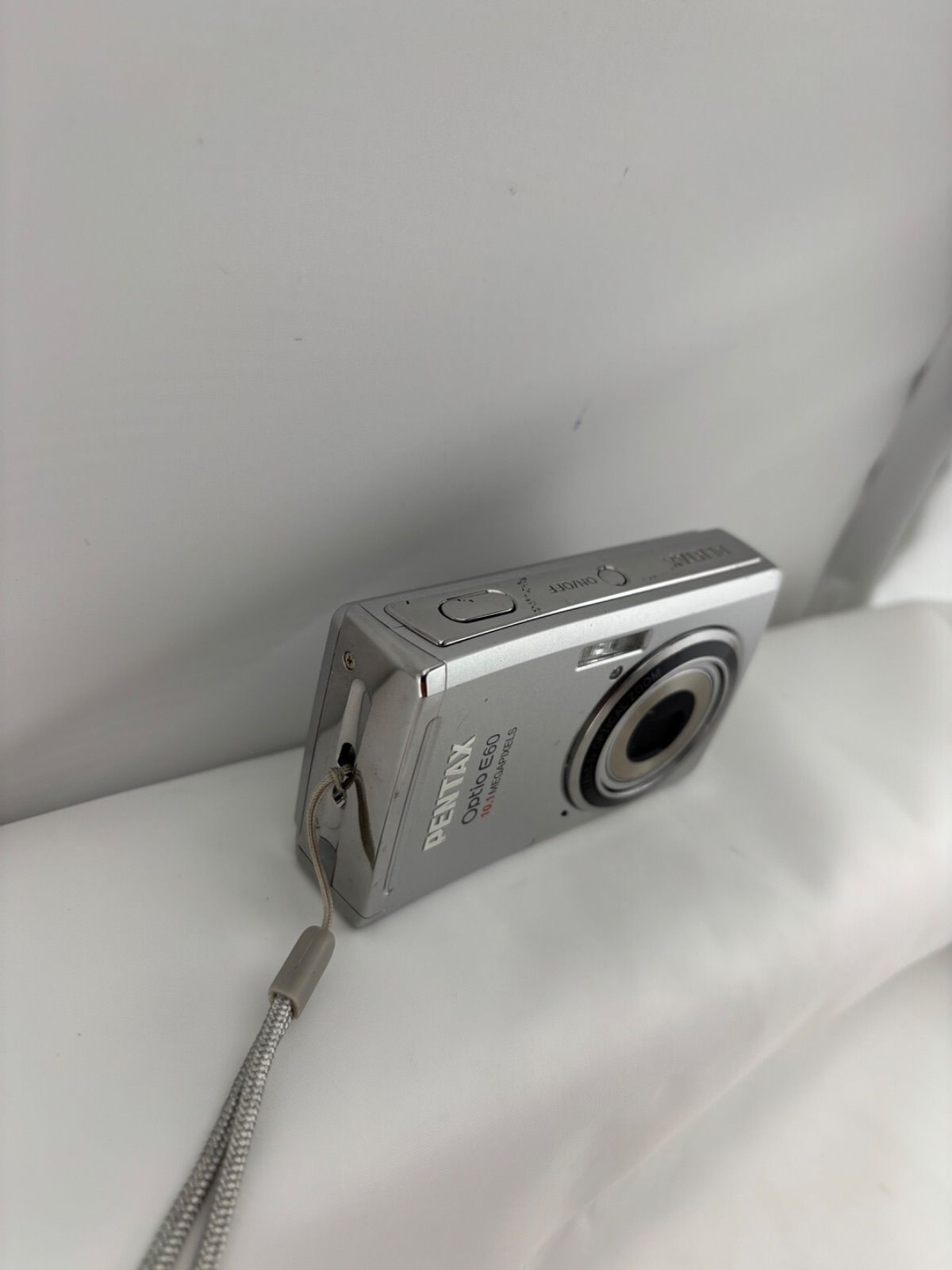 2639【動作確認済み】 PENTAX Optio E60 シルバー ペンタックス