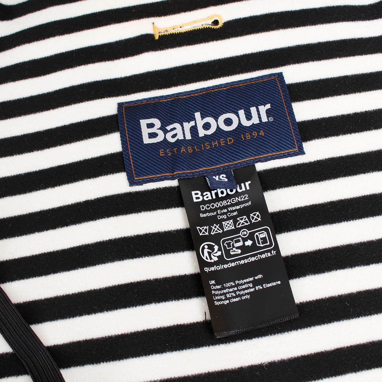 バブアー BARBOUR ドッグコート EVIE WATERPROOF DOG COAT [シャワー