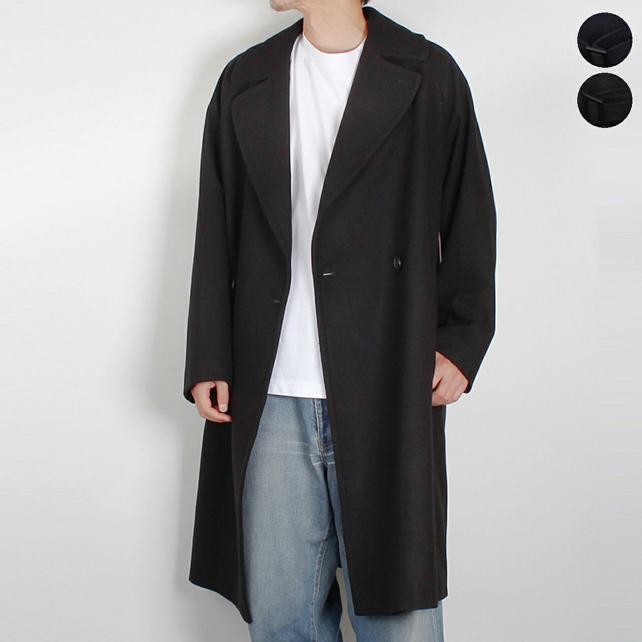 イーヴォ HEVO ロングコート BRINDISI [ブリンディジ / ダブルブレスト