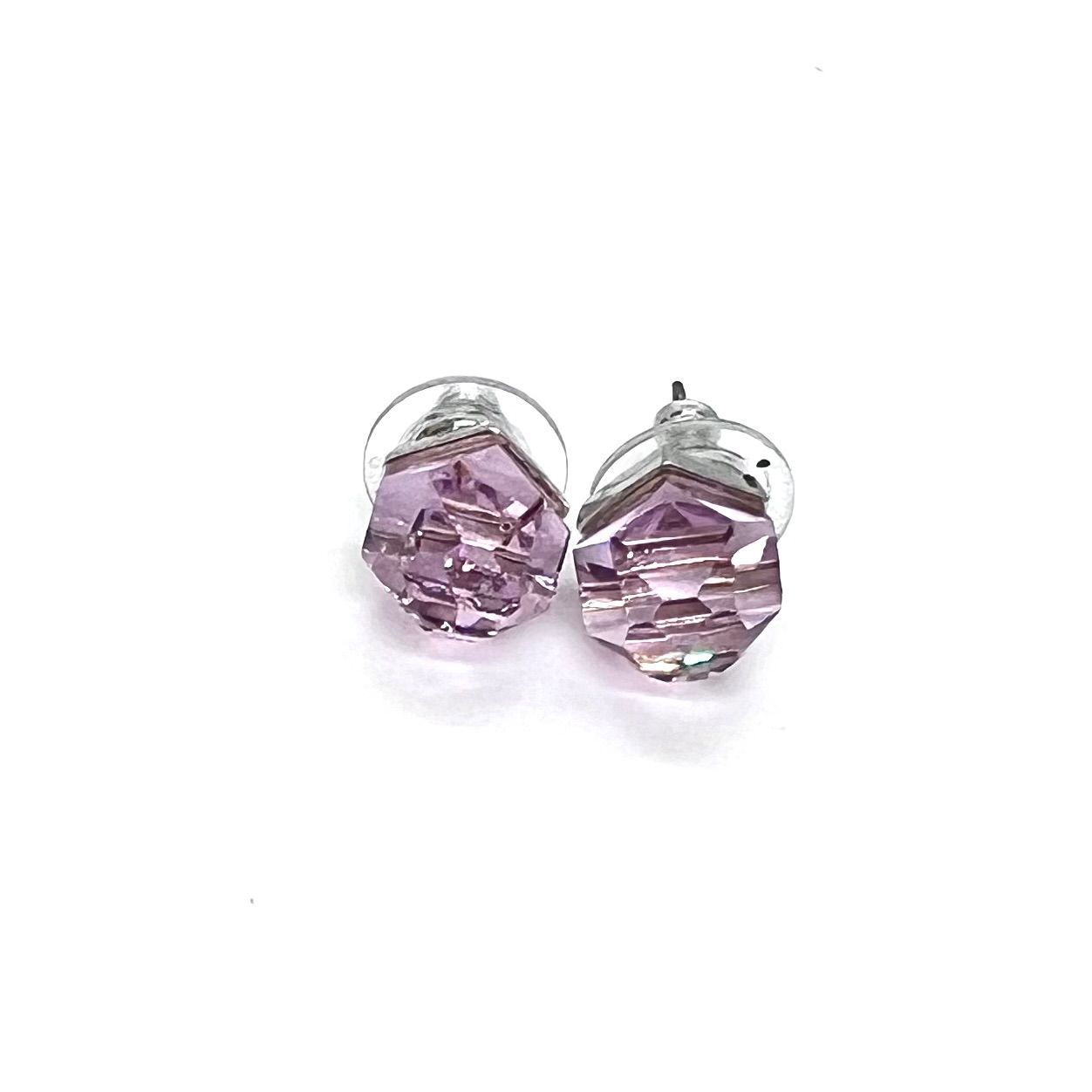 y*）様 美品　SWAROVSKI スワロフスキー ピアス クリスタル 美品✨SWAROVSKI スワロフスキー ピアス ピンク クリスタル - メルカリ